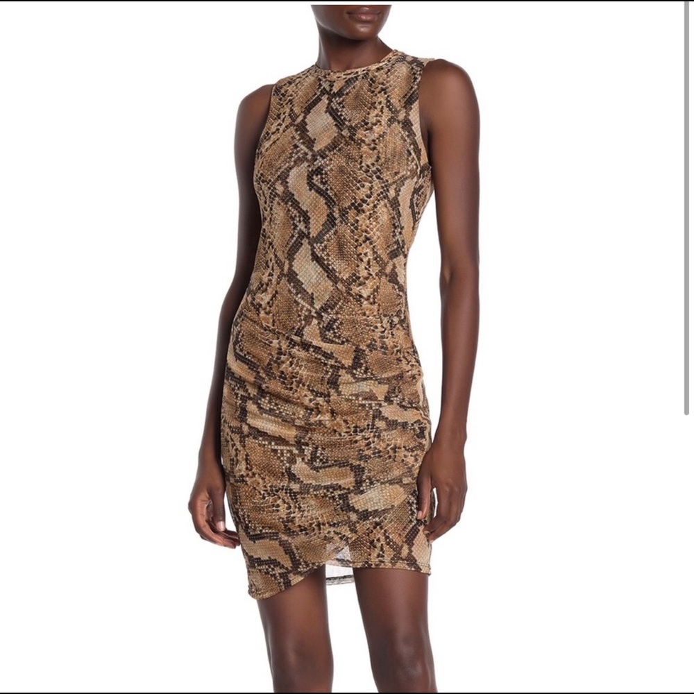 Free press snake skin dress